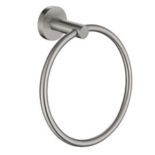 Rosa Brass Towel Ring