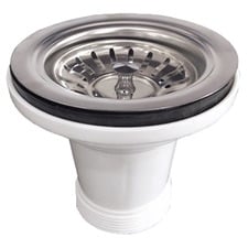 Chrome Stainless Steel Replacement Sink Basket Waste