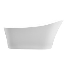 Hepburn 1700mm Acrylic Free-Standing Bath with Overflow