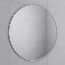 Bevelled Edge Round Wall Mirror