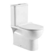 Indiana Rimless Back to Wall Toilet Suite
