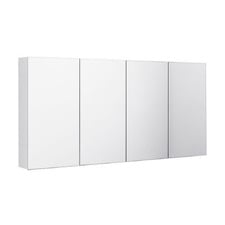 Shelini 1200mm 4 Door Mirrored Shaving Cabinet