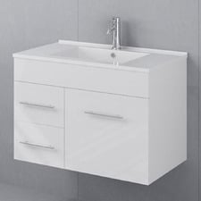 Mobella 750mm Wall Hung Single Vanity