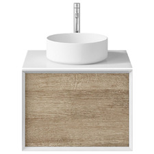 Frederick 600mm White Wall Hung Single Vanity