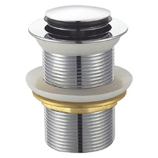 40mm Chrome Brass Basin Pop-Up Waste