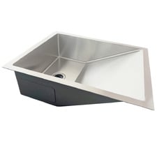 Toronto 520mm Run-Off Stainless Steel Laundry Sink