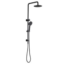 Rosa 200m Square Gooseneck Twin Shower
