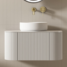 Joslin 750mm Wall Hung Single Vanity with Stone Countertop
