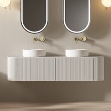 Joslin 1500mm Wall Hung Double Vanity with Stone Countertop