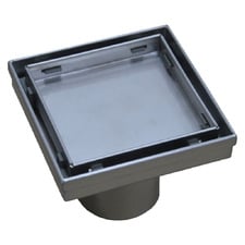 Fontaine 100mm Stainless Steel Tile Insert Floor Waste with 76mm Outlet