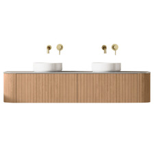Joslin 1800mm Wall Hung Double Vanity with Stone Countertop