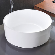 Cole 1380mm Round Acrylic Freestanding Bath
