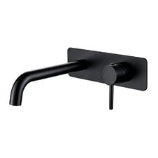 Rosa Backplate 200mm Bath/Basin Wall Mixer Set