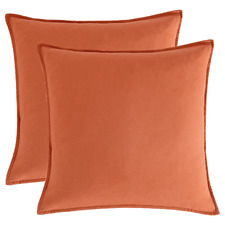 Brett Vintage Washed Microfibre European Pillowcases (Set of 2)