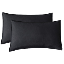 Brett Vintage Washed Microfibre Standard Pillowcases (Set of 2)