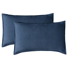 Brett Vintage Washed Microfibre Standard Pillowcases (Set of 2)