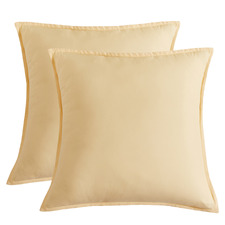 Brett Vintage Washed Microfibre European Pillowcases (Set of 2)