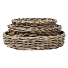 3 Piece Napa Rattan Tray Set