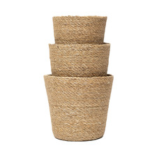 3 Piece Sutton Seagrass Basket Set