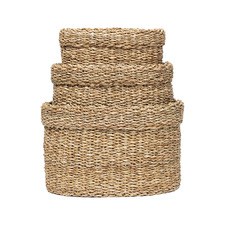 3 Piece Torino Seagrass Basket Set