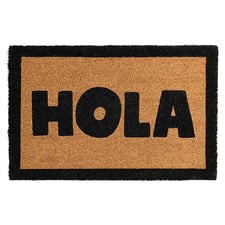 Salutations Hola Coir Doormat
