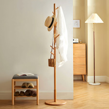 Orbital Beech Wood Coat Rack
