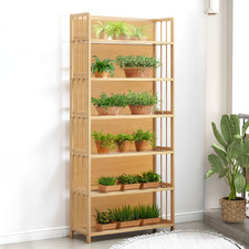 Alaine 6 Tier Bamboo Shelving Unit