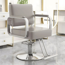 Veronica Faux Leather Salon Chair