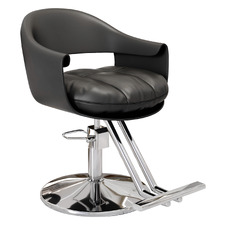Montgomery Faux Leather Salon Chair