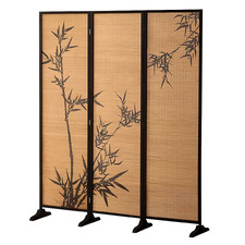 3 Panel Mucasa Pine Wood Room Divider