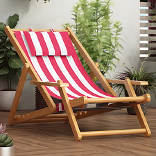Arina Bamboo Recliner Deck Chair