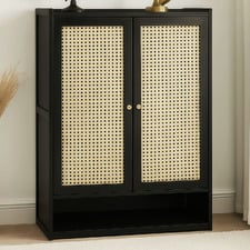 Averie 2 Door Bamboo Shoe Storage Cabinet