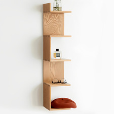 Callum Oak Wood Wall Shelf