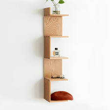 Callum Oak Wood Wall Shelf