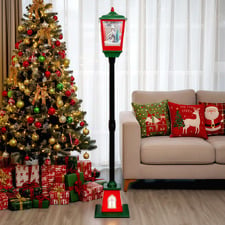 Caden Snowman LED Christmas Lamp Post