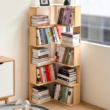 Orion Bamboo Corner Shelf