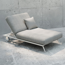 Bailar Aluminium Alloy Single Sun Lounge