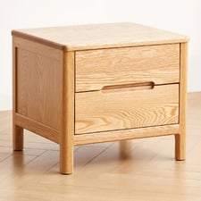Maren American Oak Wood Bedside Table