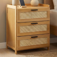 Blanche Bamboo Bedside Table