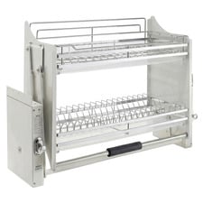 Colby Stainless Steel Pull-Down Dish Rack