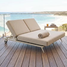 Bailar Aluminium Alloy Double Sun Lounge