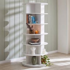 Milly 135cm Rotating Shelving Unit