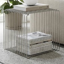 Eden Iron Cube Side Table
