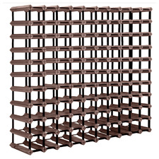 Colton 110 Bottle Mahogany Wood Wine Rack