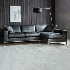Vandross Seater Leather Sofa with Chaise