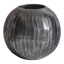 Antique Nickel 18cm Brandon Aluminium Vase