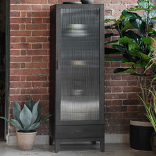 Jacob 1 Drawer 1 Door Display Cabinet