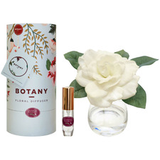 2 Piece 19cm White Faux Gardenia & Fragrance Set