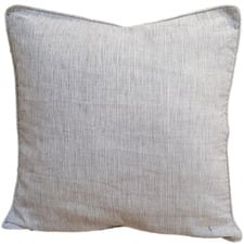 Pinstripe Cotton-Blend Cushion Cover