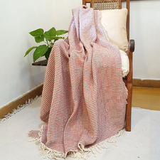 Parisian Elegance Cotton Throw